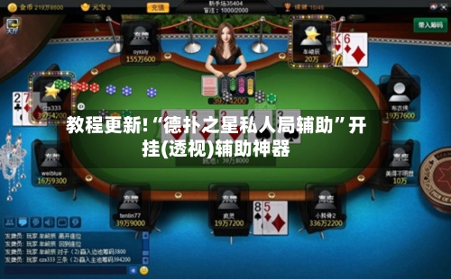 教程更新!“德扑之星私人局辅助”开挂(透视)辅助神器-第1张图片