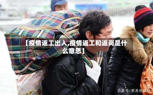 【疫情返工出入,疫情返工和返岗是什么意思】-第1张图片
