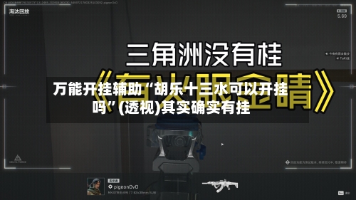 万能开挂辅助“胡乐十三水可以开挂吗”(透视)其实确实有挂-第3张图片