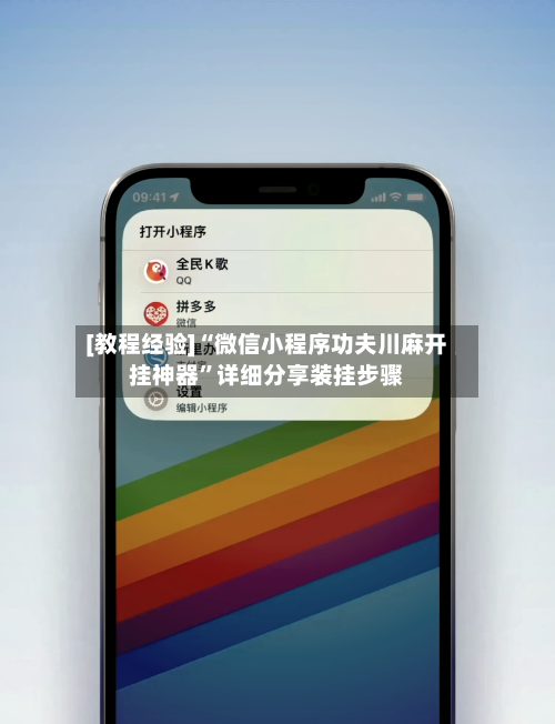 [教程经验]“微信小程序功夫川麻开挂神器	”详细分享装挂步骤-第1张图片