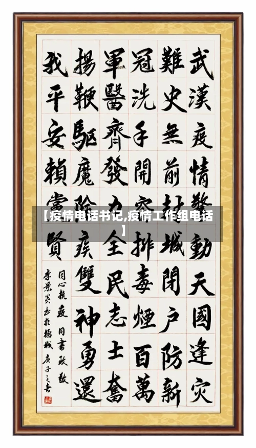 【疫情电话书记,疫情工作组电话】-第1张图片