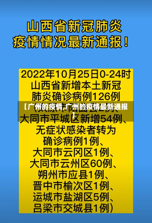 【广州的疫情,广州的疫情最新通报】-第3张图片