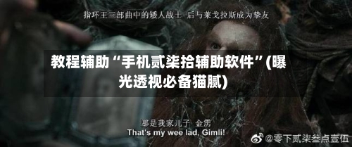 教程辅助“手机贰柒拾辅助软件”(曝光透视必备猫腻)-第1张图片