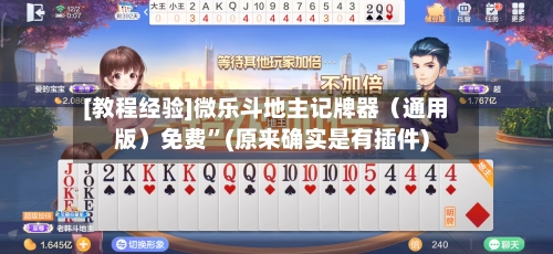 [教程经验]微乐斗地主记牌器（通用版）免费	”(原来确实是有插件)-第1张图片