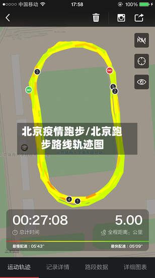 北京疫情跑步/北京跑步路线轨迹图-第1张图片
