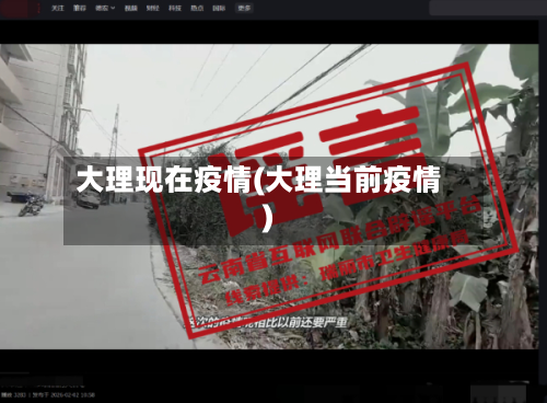 大理现在疫情(大理当前疫情)-第1张图片