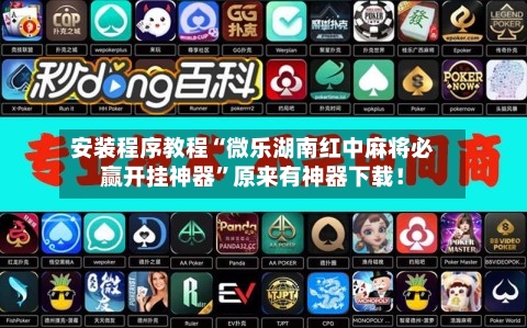 安装程序教程“微乐湖南红中麻将必赢开挂神器”原来有神器下载！-第1张图片
