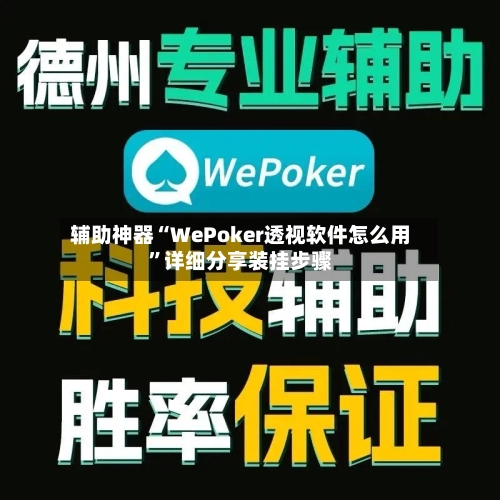 辅助神器“WePoker透视软件怎么用”详细分享装挂步骤-第2张图片