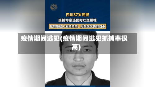 疫情期间逃犯(疫情期间逃犯抓捕率很高)-第1张图片