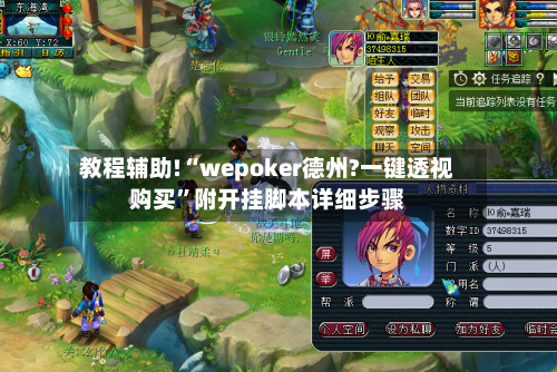 教程辅助!“wepoker德州?一键透视购买”附开挂脚本详细步骤-第1张图片