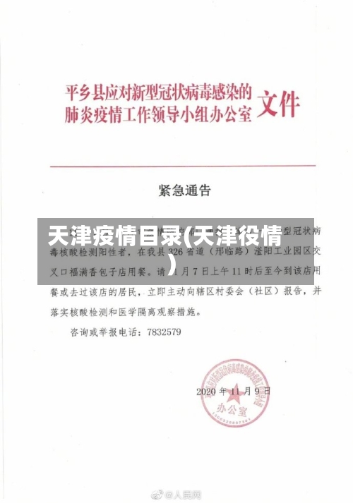 天津疫情目录(天津役情)-第1张图片