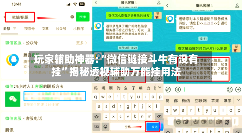 玩家辅助神器:“微信链接斗牛有没有挂”揭秘透视辅助万能挂用法-第3张图片