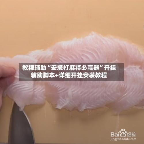 教程辅助“安装打麻将必赢器”开挂辅助脚本+详细开挂安装教程-第1张图片