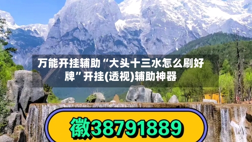 万能开挂辅助“大头十三水怎么刷好牌”开挂(透视)辅助神器-第1张图片