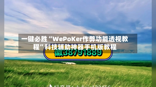 一键必胜“WePoKer作弊功能透视教程”科技辅助神器手机版教程-第2张图片