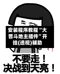 安装程序教程“大晋斗地主插件	”开挂(透视)辅助-第1张图片