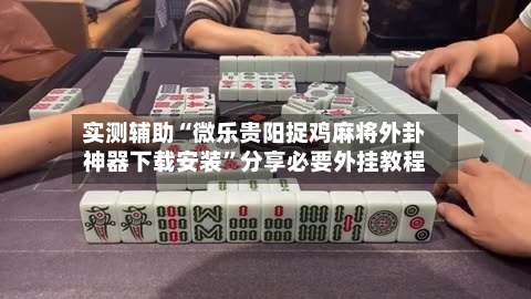 实测辅助“微乐贵阳捉鸡麻将外卦神器下载安装”分享必要外挂教程-第1张图片