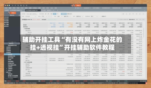 辅助开挂工具“有没有网上炸金花的挂+透视挂”开挂辅助软件教程-第1张图片