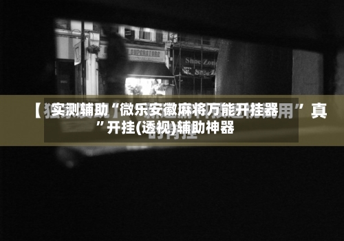 实测辅助“微乐安徽麻将万能开挂器	”开挂(透视)辅助神器-第3张图片