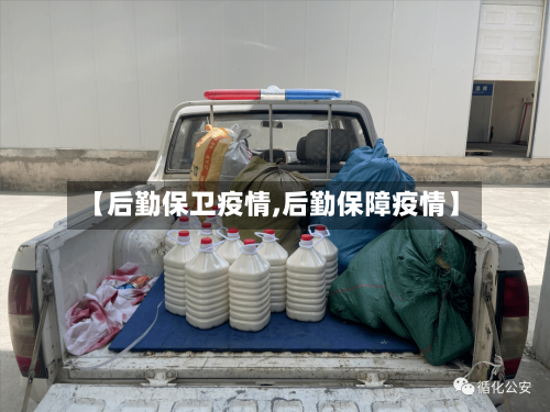 【后勤保卫疫情,后勤保障疫情】-第1张图片