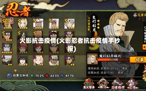 火影抗击疫情(火影忍者抗击疫情手抄报)-第1张图片