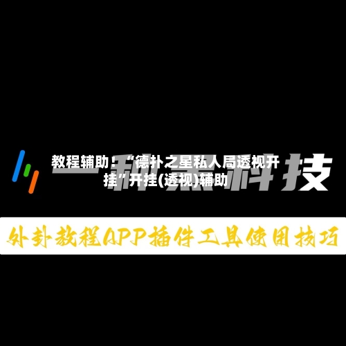 教程辅助！“德扑之星私人局透视开挂”开挂(透视)辅助-第1张图片