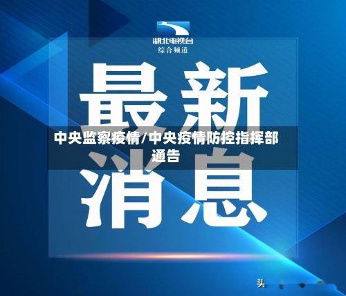 中央监察疫情/中央疫情防控指挥部通告-第2张图片