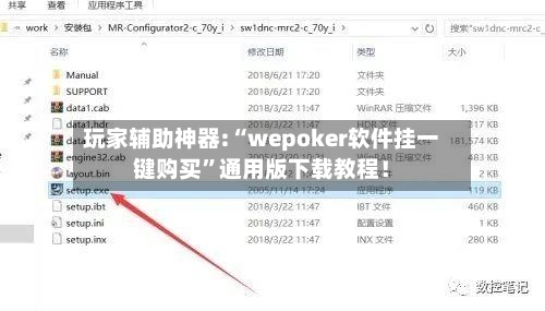 玩家辅助神器:“wepoker软件挂一键购买”通用版下载教程！-第1张图片