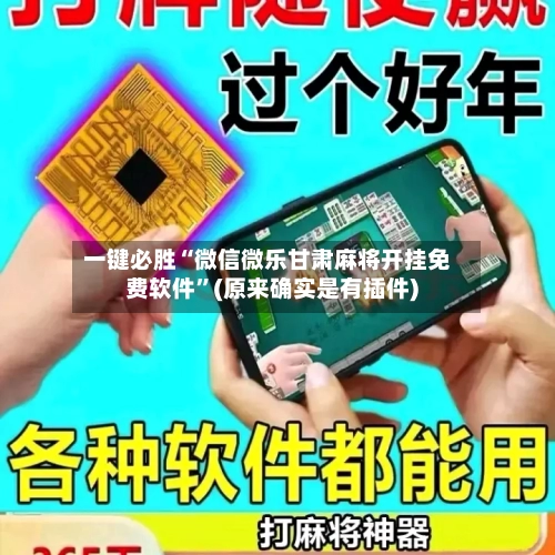 一键必胜“微信微乐甘肃麻将开挂免费软件”(原来确实是有插件)-第2张图片