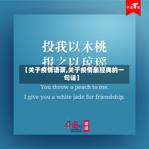 【关于疫情语录,关于疫情最经典的一句话】-第2张图片