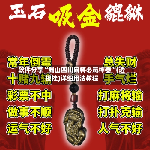 软件分享“蜀山四川麻将必赢神器“(透视挂)详细用法教程-第2张图片