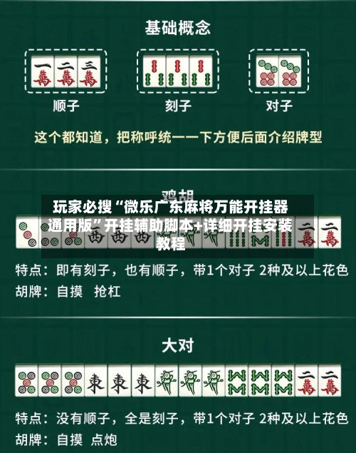 玩家必搜“微乐广东麻将万能开挂器通用版	”开挂辅助脚本+详细开挂安装教程-第1张图片