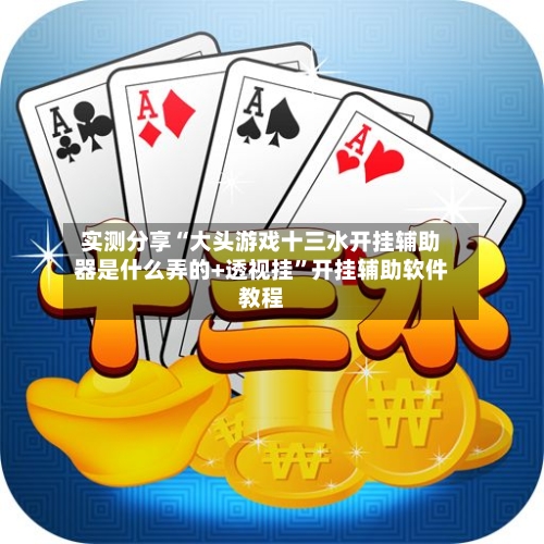 实测分享“大头游戏十三水开挂辅助器是什么弄的+透视挂	”开挂辅助软件教程-第1张图片