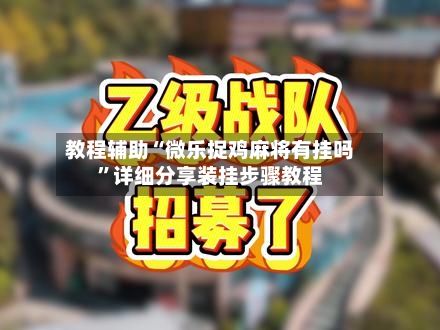 教程辅助“微乐捉鸡麻将有挂吗”详细分享装挂步骤教程-第2张图片