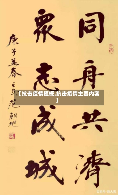 【抗击疫情梗概,抗击疫情主要内容】-第2张图片