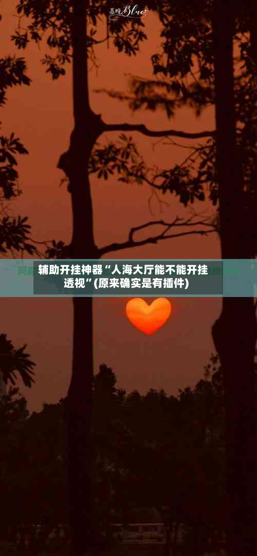 辅助开挂神器“人海大厅能不能开挂透视”(原来确实是有插件)-第1张图片