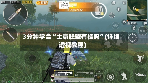 3分钟学会“土豪联盟有挂吗”(详细透视教程)-第1张图片