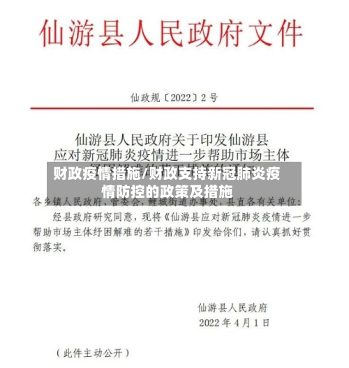 财政疫情措施/财政支持新冠肺炎疫情防控的政策及措施-第1张图片
