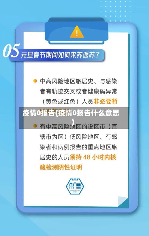 疫情0报告(疫情0报告什么意思)-第3张图片