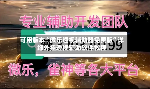 可用版本“微乐透视辅助器免费版	”详细外挂透视辅助软件教程-第2张图片
