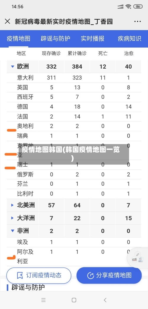 疫情地图韩国(韩国疫情地图一览)-第3张图片