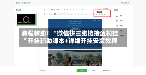 教程辅助！“微信拼三张链接透视挂”开挂辅助脚本+详细开挂安装教程-第3张图片