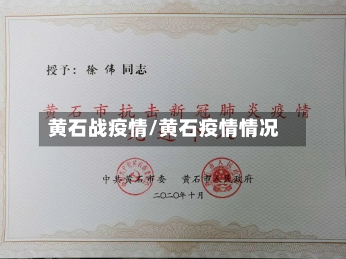 黄石战疫情/黄石疫情情况-第3张图片
