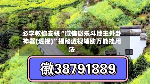 必学教你安装“微信微乐斗地主外卦神器(透视)”揭秘透视辅助万能挂用法-第1张图片