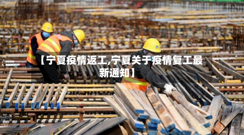 【宁夏疫情返工,宁夏关于疫情复工最新通知】-第3张图片