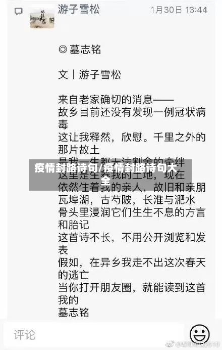 疫情封路诗句/疫情封路诗句大全-第2张图片