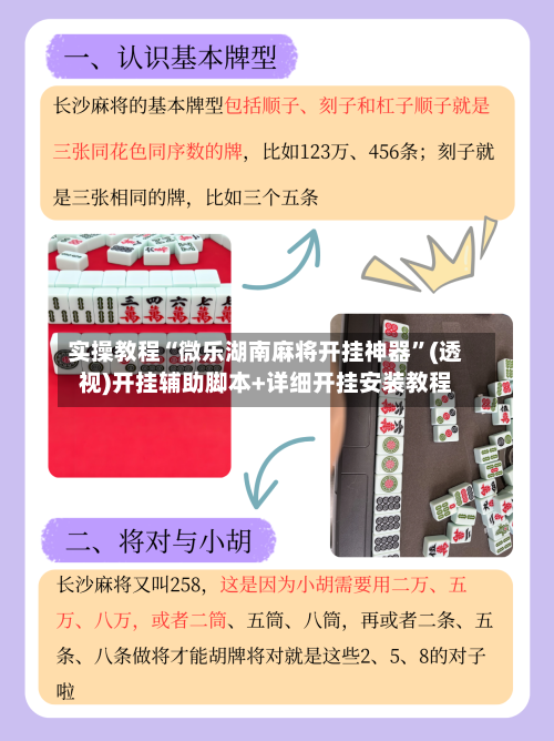 实操教程“微乐湖南麻将开挂神器”(透视)开挂辅助脚本+详细开挂安装教程-第1张图片