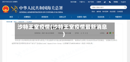 沙特王室疫情(沙特王室疫情最新消息)-第2张图片