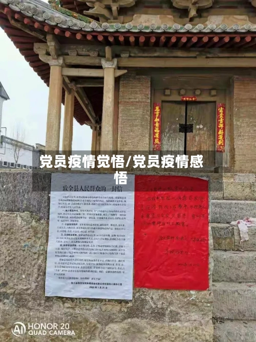 党员疫情觉悟/党员疫情感悟-第2张图片