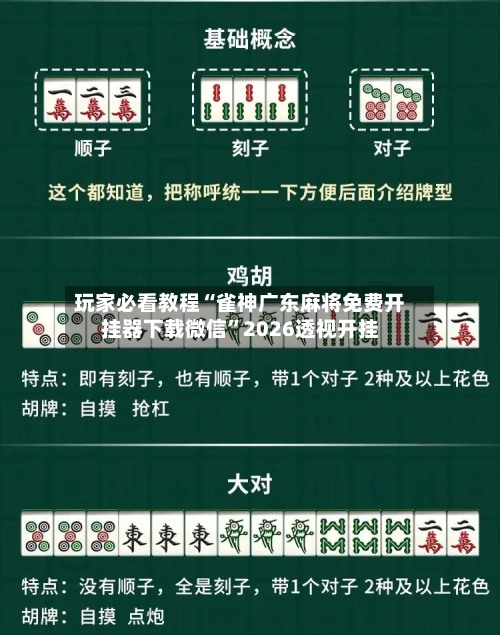 玩家必看教程“雀神广东麻将免费开挂器下载微信”2026透视开挂-第2张图片